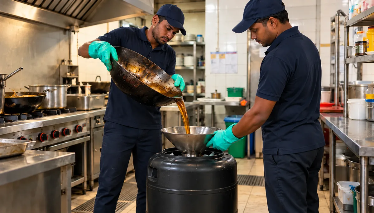 A Day in the Life of a Used Oil Collector